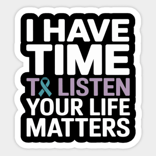 Suicide Prevention Awareness Sticker